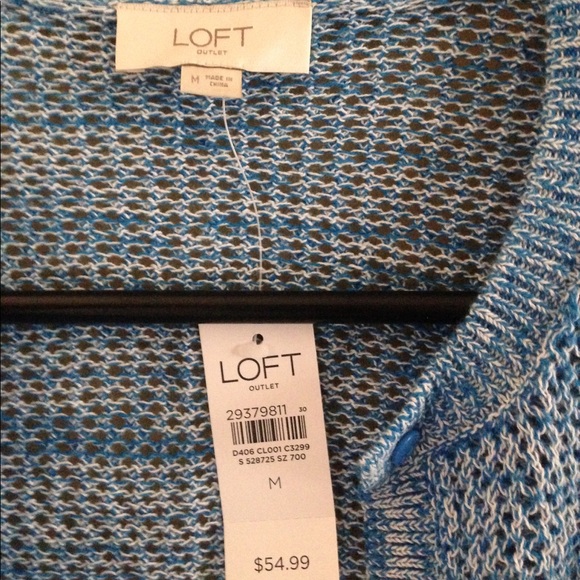 Loft Outlet Button Up Cardigan Size Medium - Picture 4 of 6